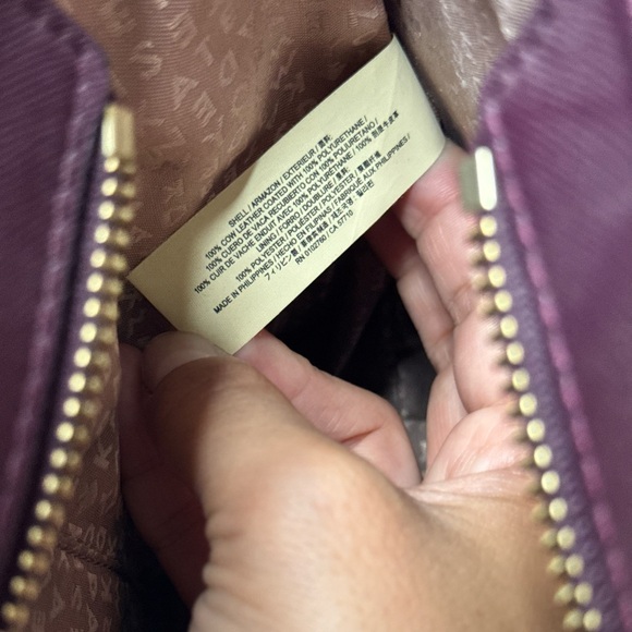 Kate Spade Purple Leather Zip Tote - Picture 11 of 16